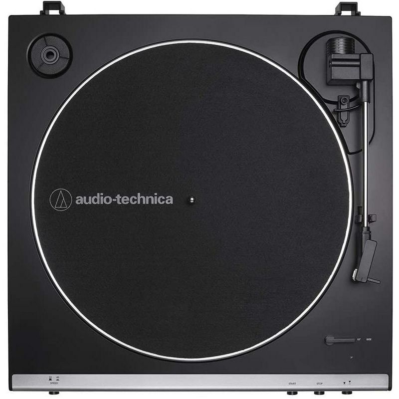 Audio-Technica AT-LP60X-GM Fully Automatic Belt-Drive Stereo Turntable, Gunmetal/Black, 2 of 5
