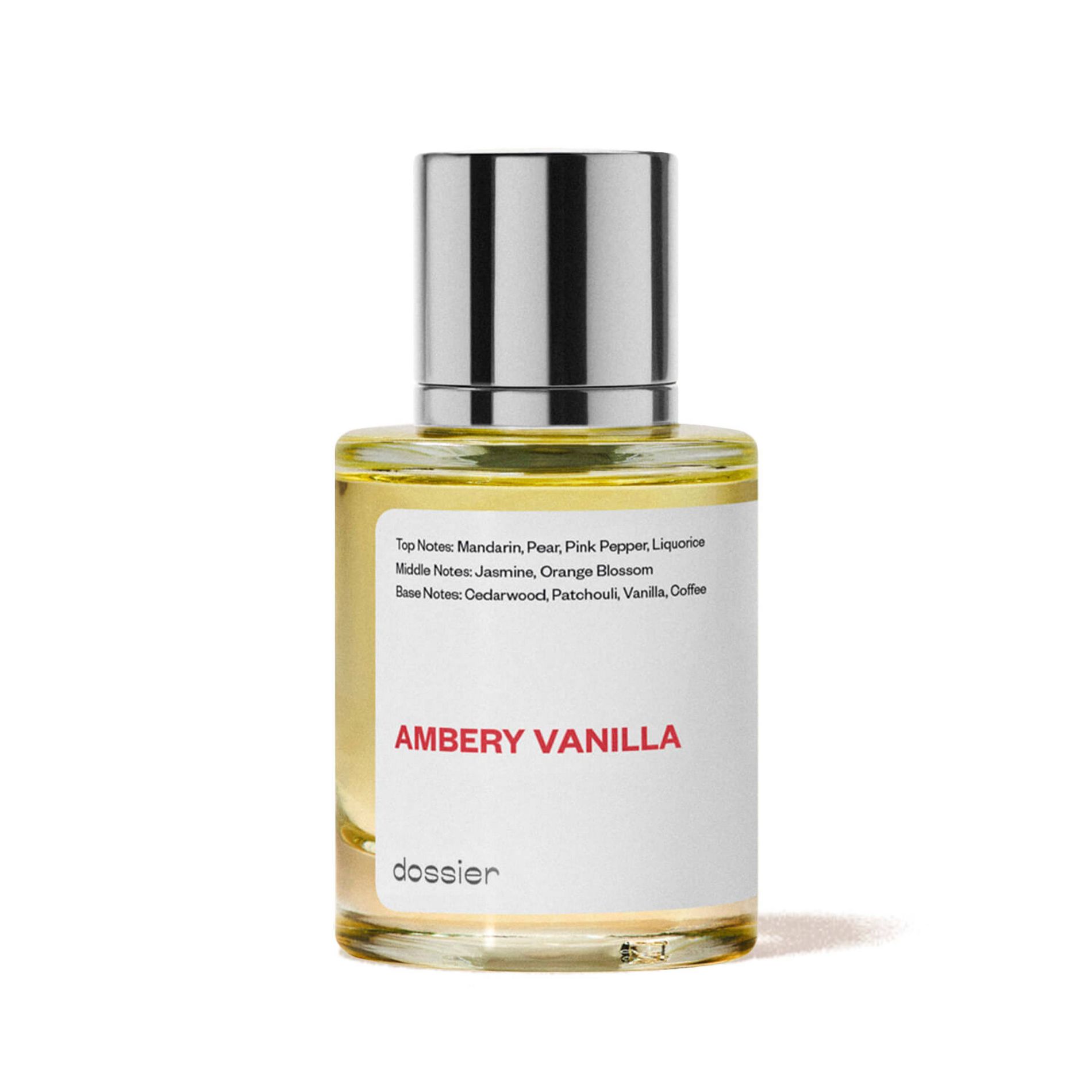 Dossier Women's Perfume - Ambery Vanilla - 50ml