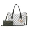 MKF Collection Gianna Women’s Tote with matching Wallet by Mia K – 2 Pieces - 2 of 4