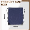 Unique Bargains Fitness Sports Travel Lightweight Drawstring Backpacks 2 Pcs - 2 of 4