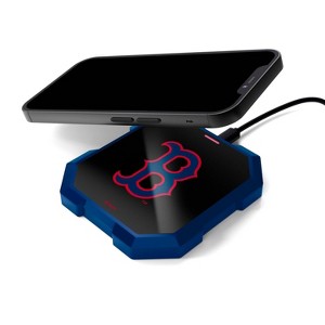 MLB Boston Red Sox Wireless Charging Pad: Micro USB Connection, 10W Output - 1 of 3