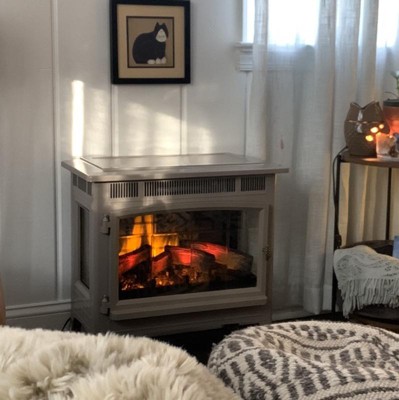 Duraflame 3d French Grey Infrared Electric Fireplace Stove With Remote  Control - Dfi-5010-05 : Target