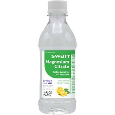 Swan Magnesium Citrate Saline Laxative Lemon 10 fl oz. (Each)