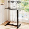 JIONJOY Adjustable Overbed Table - Electric Height & Tilt, Mobile Laptop Desk with Locking Wheels for Hospital/Bed/Sofa, 33lb Capacity - 2 of 2