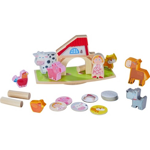 Haba Fire Brigade Sturdy Cardboard Nesting & Stacking Cubes