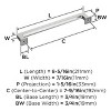 Amerock Lintel Pull for Cabinets, Drawers, and Furniture - 4 of 4