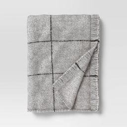 Windowpane Boucle Throw Blanket - Threshold™