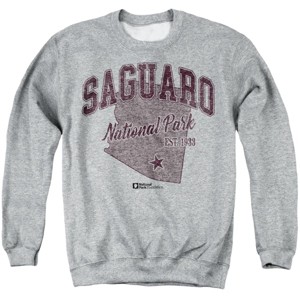 Men's Saguaro National Park State Line Crewneck Sweatshirt - 1 of 4
