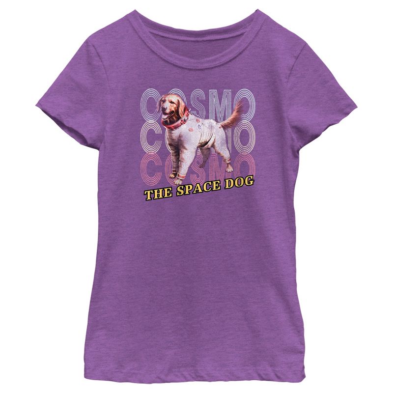Girl's Guardians of the Galaxy Vol. 3 Cosmo the Space Dog T-Shirt, 1 of 5