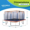 Upper Bounce Square Trampoline Set with Premium Top-Ring Enclosure and Safety Pad - Outdoor Trampoline for Kids & Adults - 2 of 4