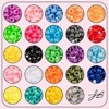 John Bead 600pcs 9mm Assorted Colors Plastic Crow Beads for DIY Crafts Bracelets Necklaces Jewelry Making Bead Box - 2 of 4