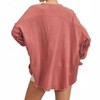Women's Marjorie Pullover With Buttons - AEMI + CO - 2 of 2