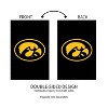 Evergreen NCAA University of Iowa Applique House Flag 28 x 44 Inches Outdoor Decor for Homes and Gardens - 4 of 4