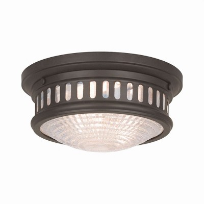 Livex Lighting Berwick 2 - Light Flush Mount in  Bronze