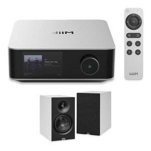 WIIM AMP ULTRA SILVER STREAMING AMPLIFER WITH ELAC DEBUT 3.0 ...