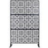 PAGED Outdoor Privacy Screen Freestanding, Metal Fence Privacy Screen, Balcony Privacy Screen for Deck Balcony Patio Outside Lawn Garden - 4 of 4