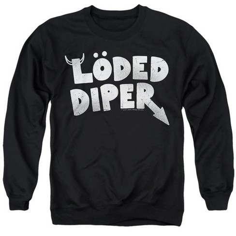 Diary Of A Wimpy Kid Loded Diper Distressed Logo Unisex Adult Crewneck Sweatshirt - image 1 of 4