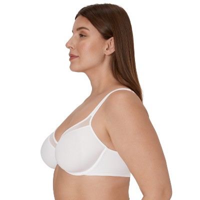 Bali One Smooth U Ultra Light Underwire Bra White 42C Women's