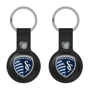 Keyscaper MLS Western Conference Teams Insignia Black Airtag Holder 2-Pack - 1 of 4