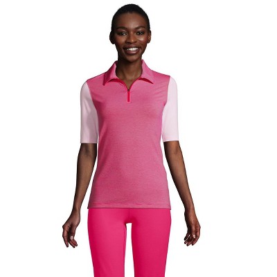 Shop Bazaar Women Clothing T-shirts Polo Shirts Short Sleeve Polo in Moss 