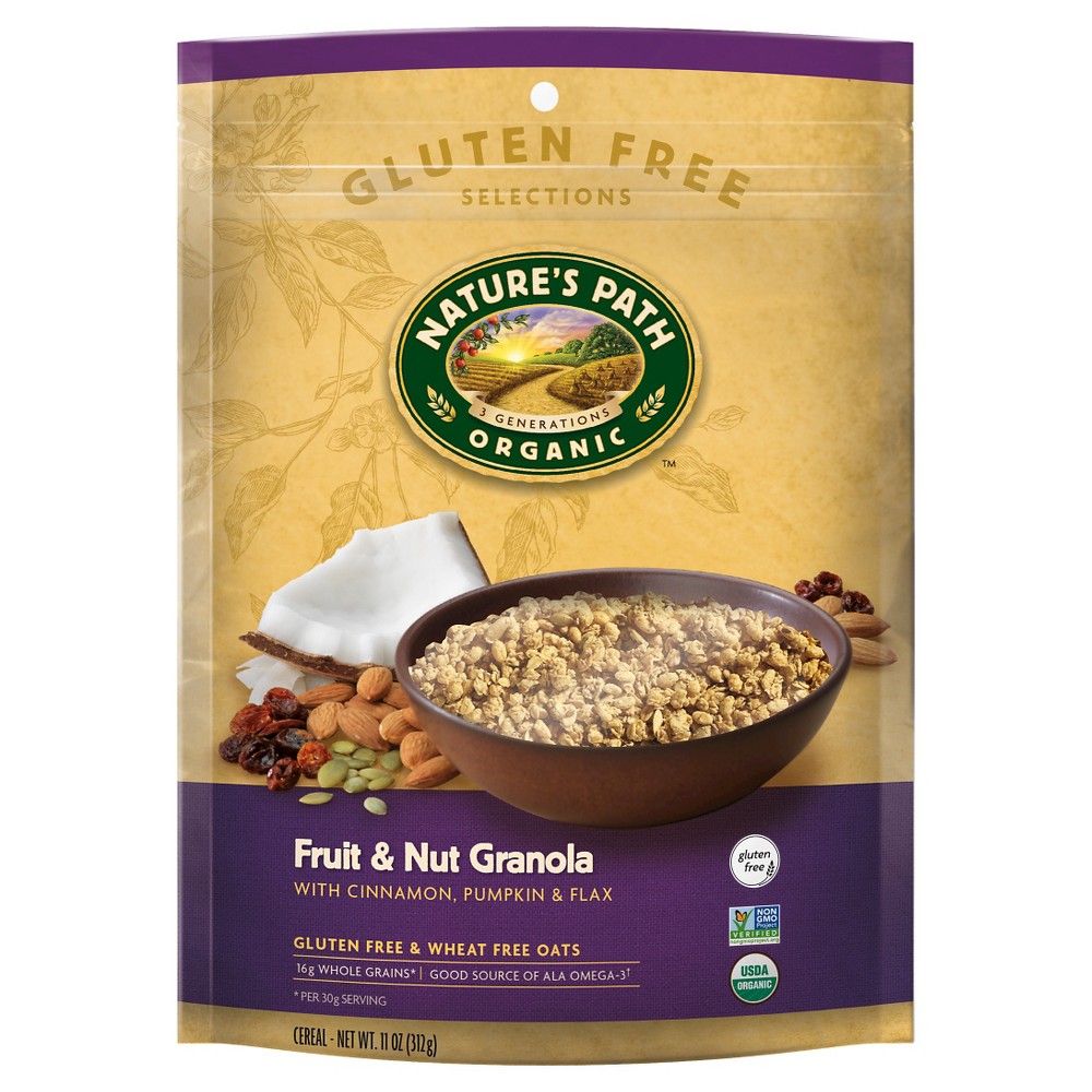 UPC 058449890386 product image for Natures Path Gluten Free Fruit and Nut Granola 11oz | upcitemdb.com