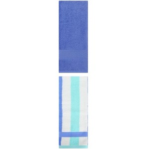 REGALWOVEN Cotton Absorbent Soft Decorative Hand Towels 13" x 30"/13" x 29" 2 Pcs - 1 of 4