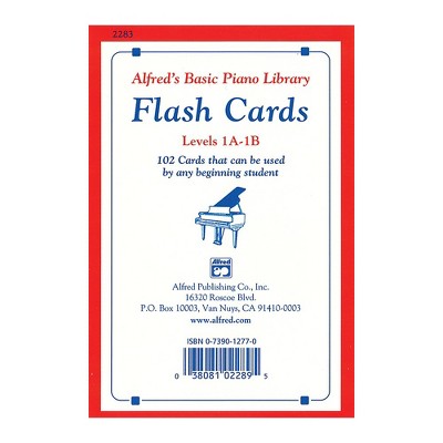 Alfred Alfred's Basic Piano Library Flash Cards Levels 1A & 1B