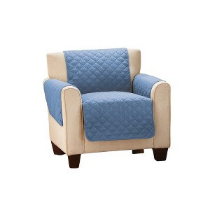 Collections Etc Reversible Quilted Furniture Protector Cover - 1 of 4