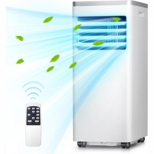 ZAFRO Remote Control&Window Kit, 3-in-1 AC Unit Built-in Dehumidifier,Fan Mode Portable Air Conditioner, white(8,000 BTU) - 1 of 4