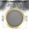 Unique Bargains Car Mesh Audio Speaker Subwoofer Grill Cover 6.5inch Gold Tone 1 PC - 4 of 4
