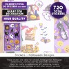 Juvale 720 Pieces Small Halloween Stickers for Kids, Candy Bags, Trick-or-Treat Buckets, Favors, 20 Designs, 36 Sheets - 4 of 4