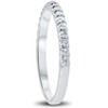 Pompeii3 1/4 cttw Diamond Stackable Womens Wedding Ring 10k White Gold - 2 of 3