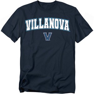 Men's Villanova University Arch Logo T-Shirt, Navy, Small : Target