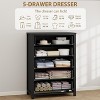 Dresser for Bedroom, Chest of Dressers Tall Dresser for Closet with Drawers Chest with Clothes Storage Cabinet, Drawer Organizer for Living Room - 3 of 4