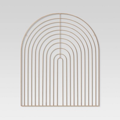 Metal Gold Rainbow Wall Decor - Project 62™