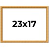 PosterPalooza | 23x17 Wood Antique Frame with UV Acrylic, 4 Finishes: Bronze, Gold, Silver, and Black - 2 of 4