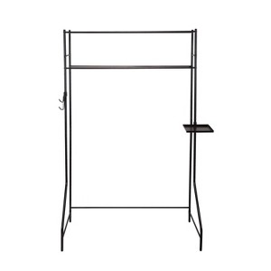 Organize It All Over The Bed/Desk Steel Etagere Spacesaver Black Kennedy International: Decorative Storage, 2 Open Shelves - 1 of 4