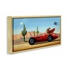 Stupell Industries Race Car Bunny Driving Desert Canyon, 31" x 14" - 3 of 4