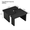 Grungis Rectangle Coffee Table,Modern Wood Detachable End Table for Living Room,Offices - 3 of 4