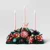 Christmas Lit Tinsel Centerpiece with Led Candolier Decor-Red/Pink - Wondershop™ - 3 of 4