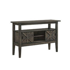 New Classic Furniture, Gulliver Wood Server, Rustic Brown - 1 of 4