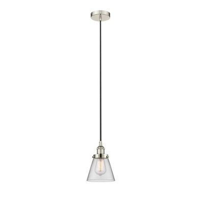 Cone - 1 Light Mini Pendant In Industrial Style-9.5 Inches Tall and 6.25 Inches Wide