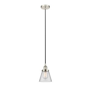 Cone - 1 Light Mini Pendant In Industrial Style-9.5 Inches Tall and 6.25 Inches Wide - 1 of 1