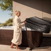 VEVOR Hot Tub Cover Lift, Spa Cover Lift, Height 31.5" - 41.3" Width 57" - 92.5" Adjustable, Installed Underneath on Both Sides, Black - 2 of 4