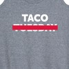 Women's - Instant Message - Taco Tuesday Crossed Out Graphic Racerback Tank - 2 of 4