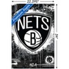 Trends International NBA Brooklyn Nets - Maximalist Logo 23 Unframed Wall Poster Prints - 3 of 4