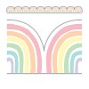 Teacher Created Resources® Pastel Pop Rainbows Die-Cut Border Trim, 35 Feet Per Pack, 6 Packs - 2 of 4