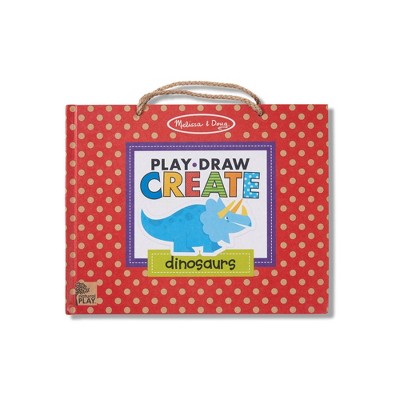 Melissa & Doug Natural Play: Play, Draw, Create Reusable Drawing & Magnet Kit - Dinosaurs