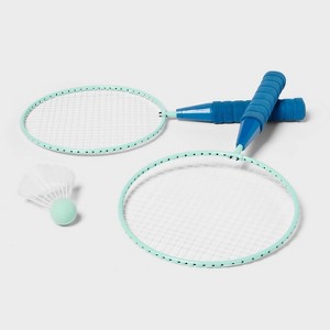 Badminton Set 3pc Aqua Blue - Sun Squad™ - 1 of 3