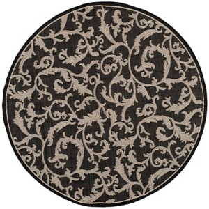 Courtyard CY2653 UV & Stain Resistant Non-Shedding Power Loomed Indoor/Outdoor Rugs - Safavieh - 1 of 4